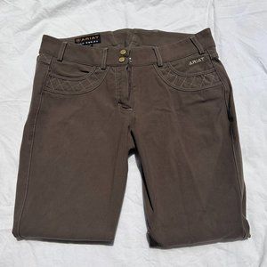 Ariat Women's Olympia Marquis Knee Patch Breech Barnwood | 30